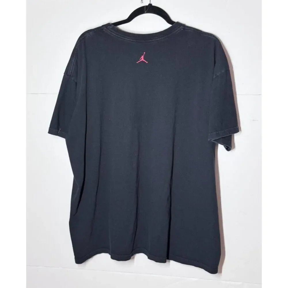 Jordan Jumpman‎ T Shirt Dwayne Wade 2XL Black Graphic Retro